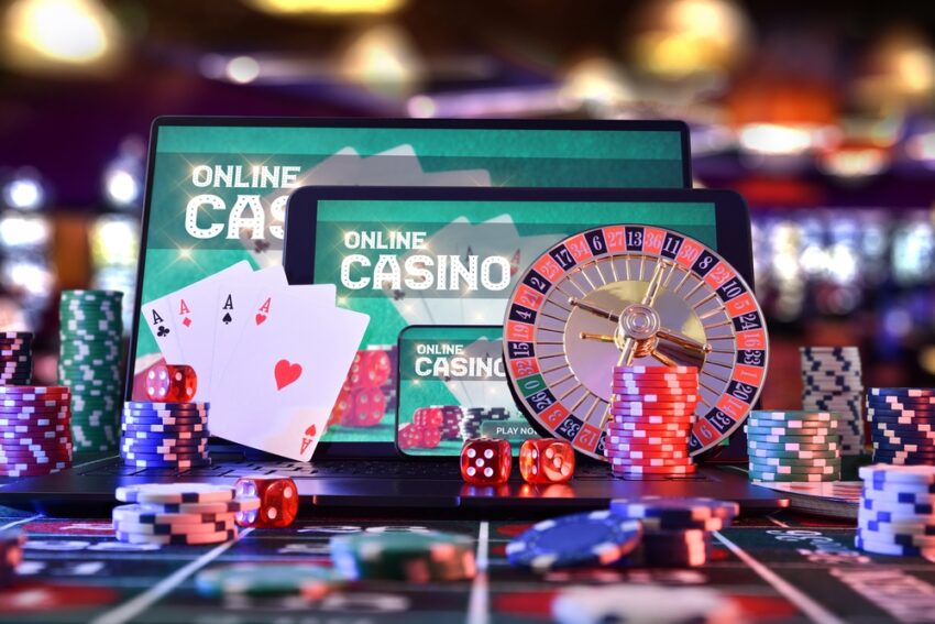 Licensed Online Casino concept